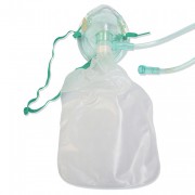 Maschera ossigeno terapia adulti con tubo e reservoir